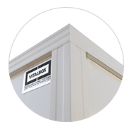 Galvanized metal construction