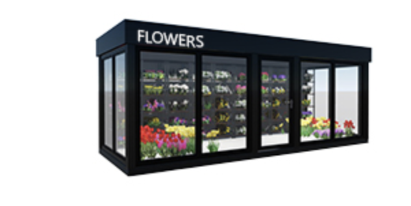 Pavillon für Blumen