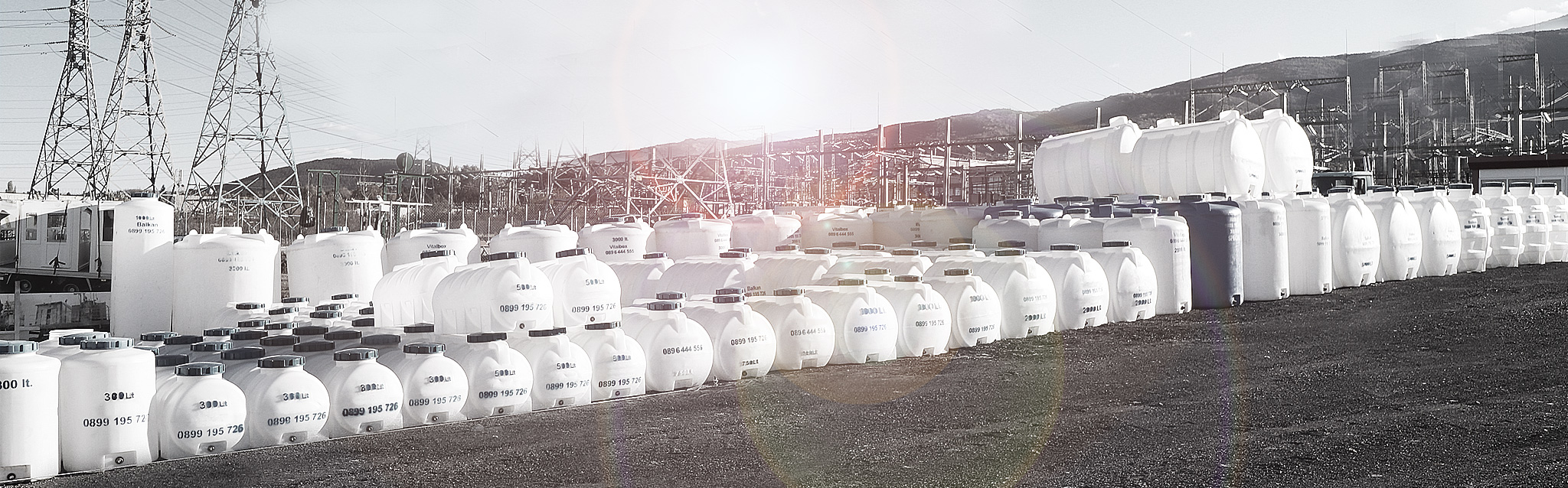 Tanks für Klärgrube